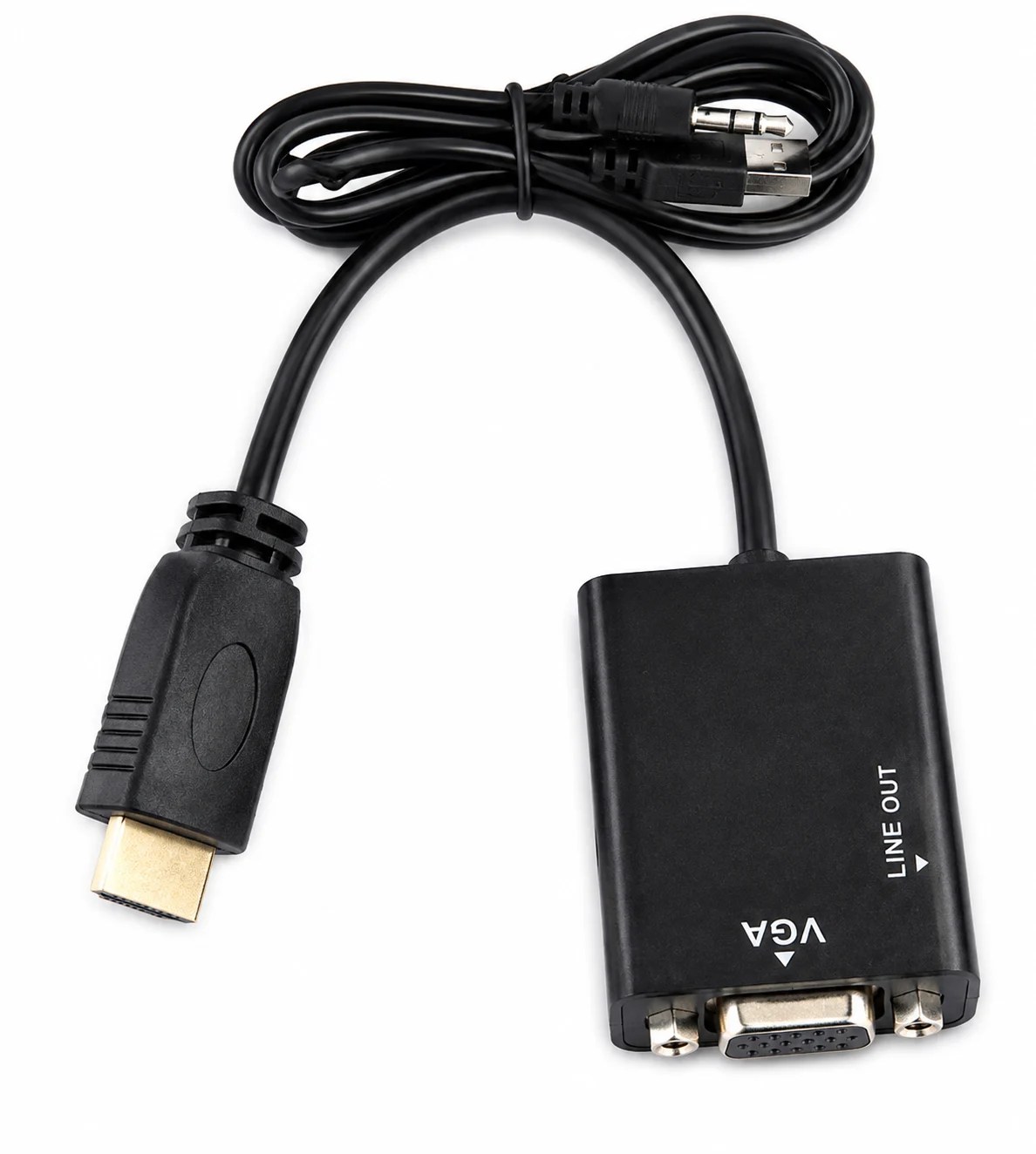 מתאם HDMI זכר ל-VGA נקבה