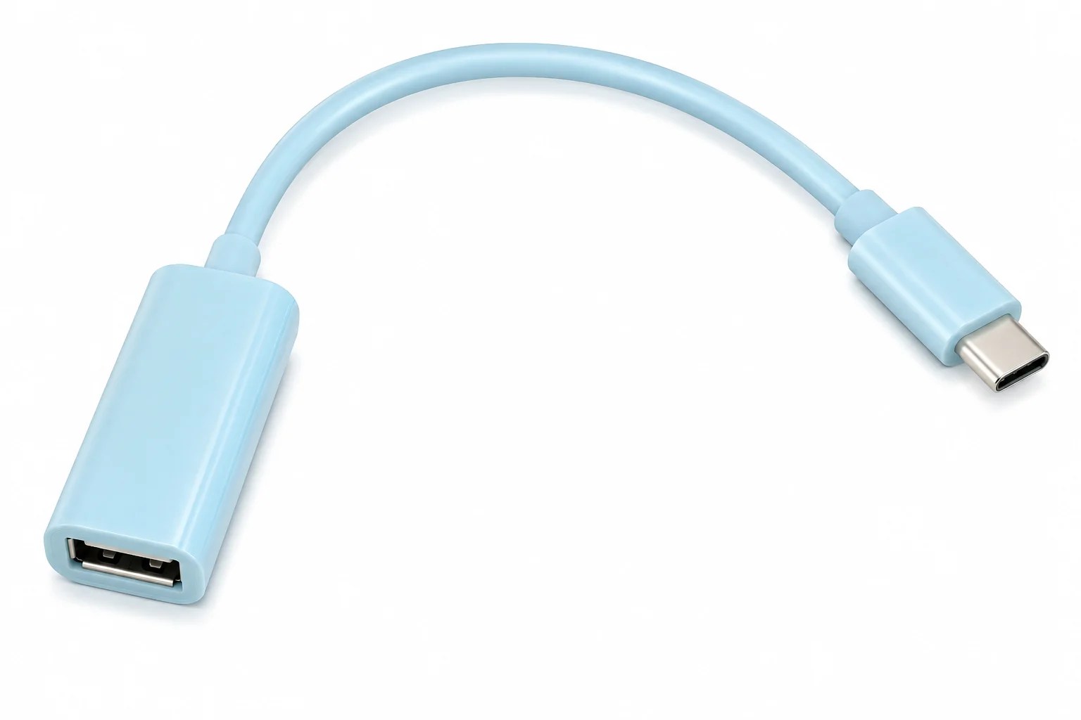 מתאם USB-C זכר ל-DisplayPort נקבה 20 ס"מ