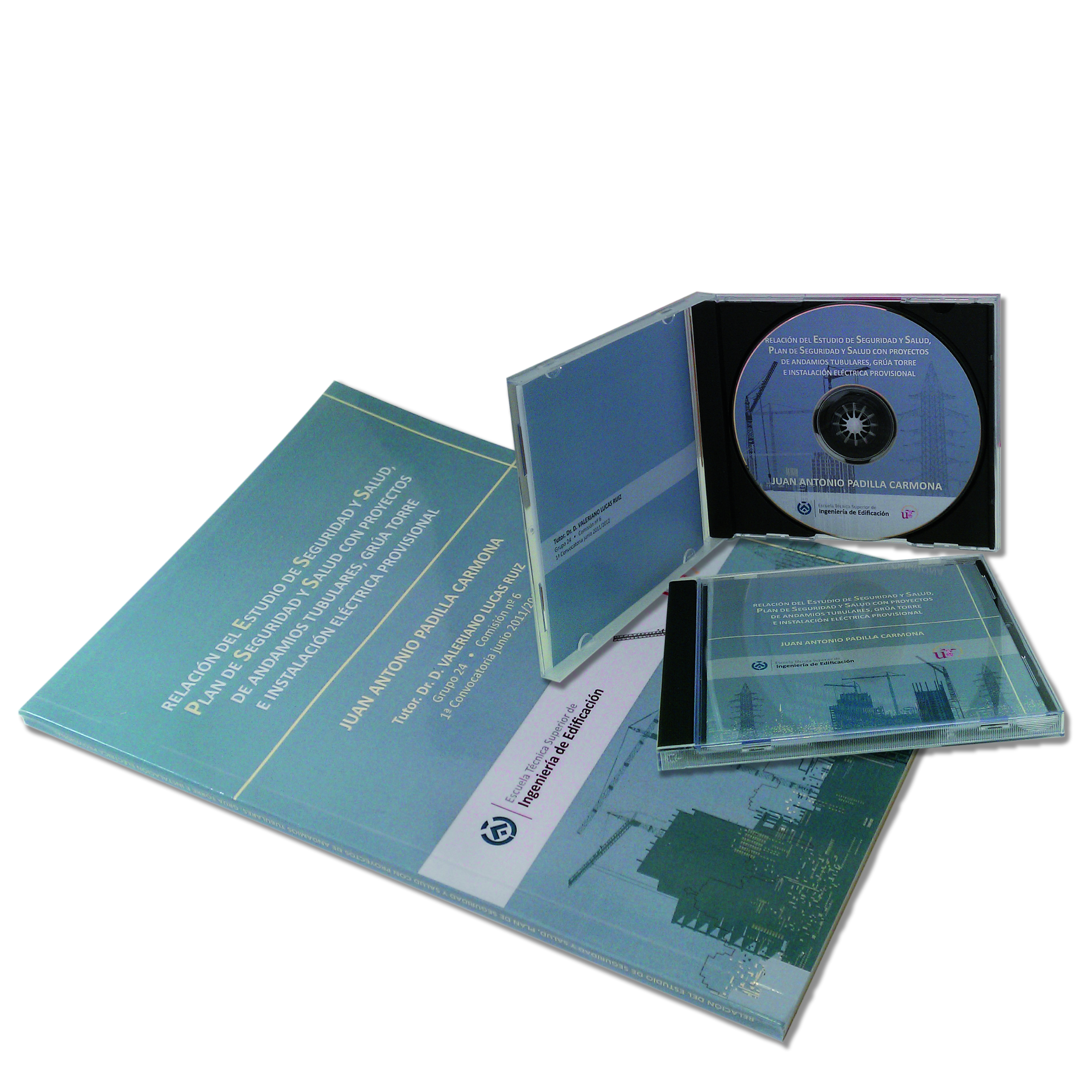 Caratula para cd (10 unidades). Ejemplos S O S Tesis