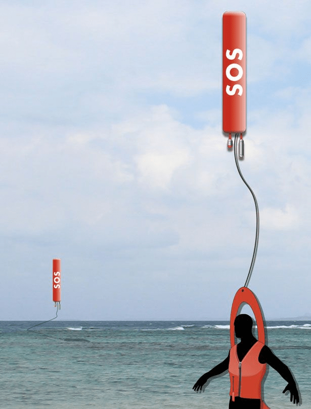 signal life jacket features sos balloon for faster rescue.webp