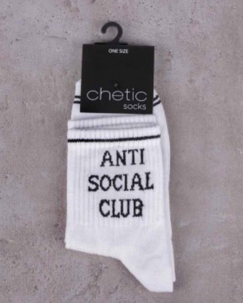 Κάλτσες Anti Social Club unisex 78% βαμβάκι