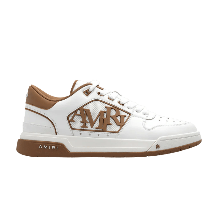 Amiri Classic Low 'Logo - White Brown'