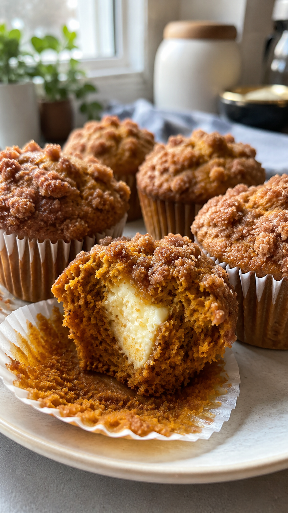 Pumpkin Cream Cheese Muffins