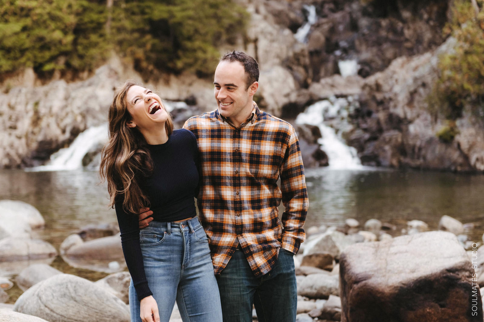 Adirondacks Waterfall Engagement Session