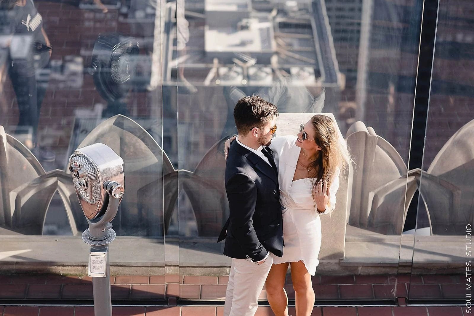 New York Top of the Rock Engagement