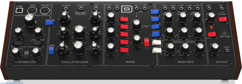 Behringer Model D Sound Programming - Premium Dark Picture Gallery - Desktop