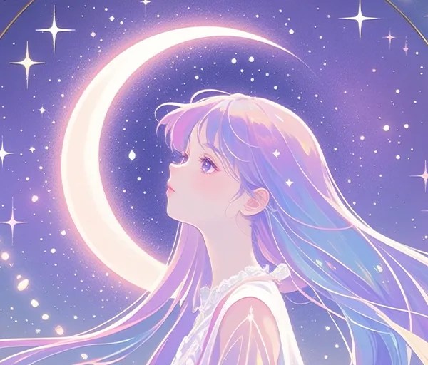 莉可與雷格在深淵邊緣眺望，呈現神祕未知的奇幻世界觀。