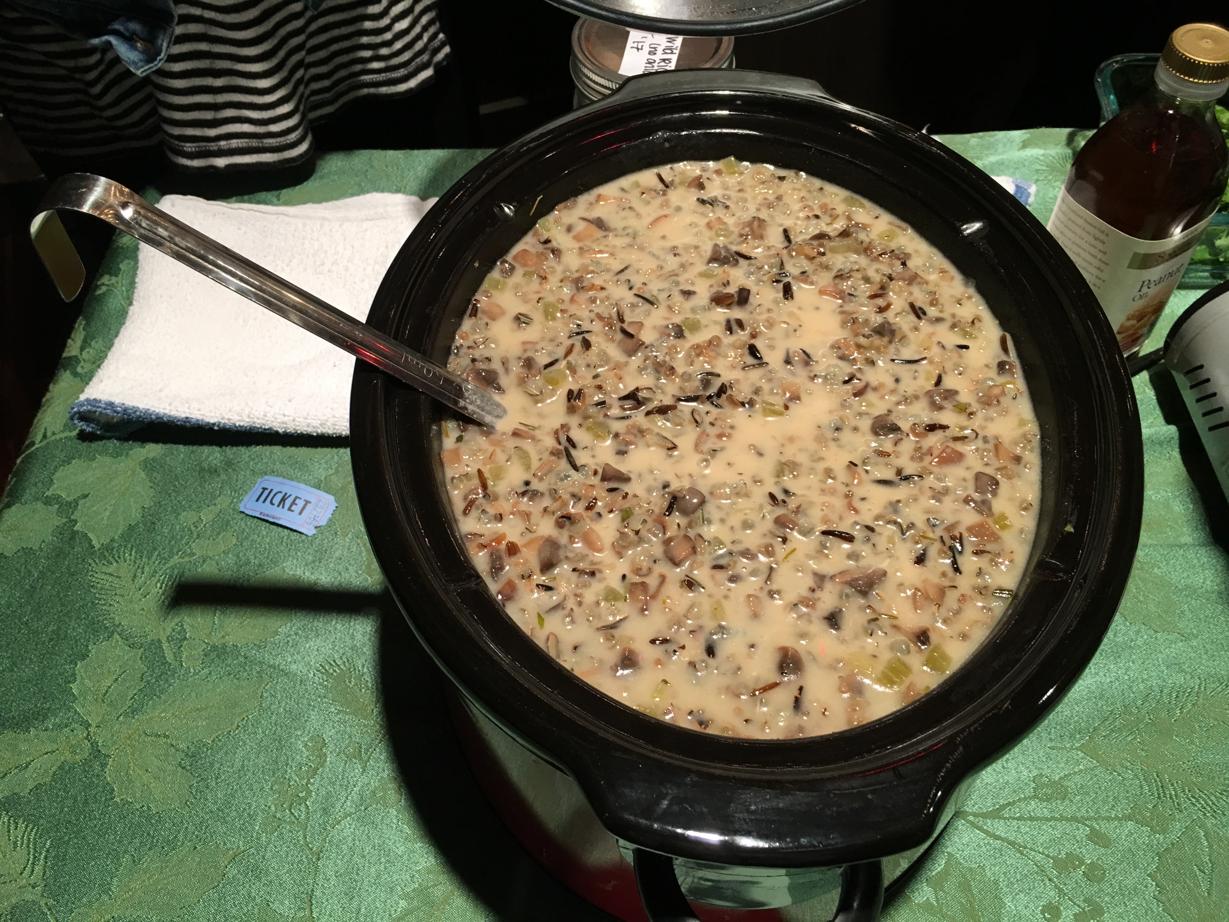 Minnesota Wild Rice and Mushroom Soup Soup and Bread