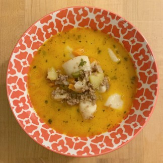 Hamburger Dumpling Stew