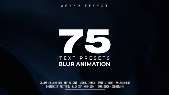 Videohive – Blur Text Animation Presets