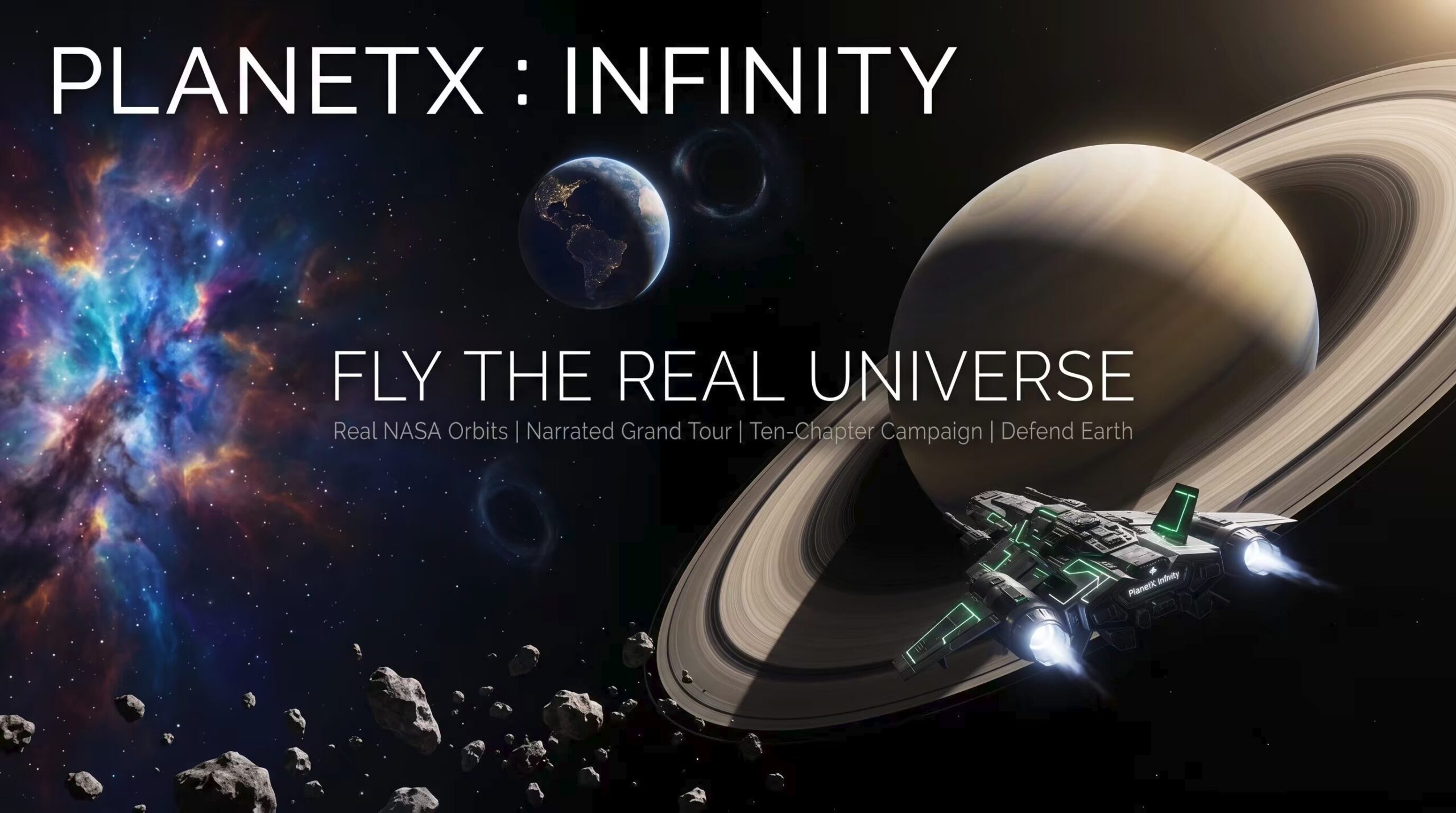 تحميل PlanetX Infinity 1.1.1 محاكي المجرّة والدفاع الفضائي: مراجعة برنامج لنظام Windows
