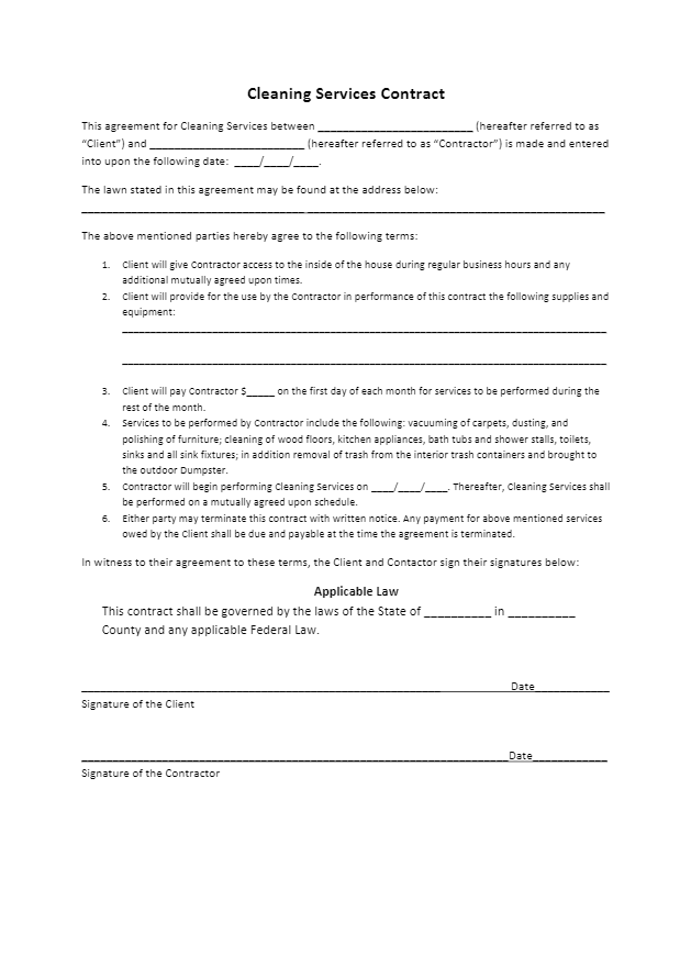 50 Free Contract Templates In 2020 Cocosign