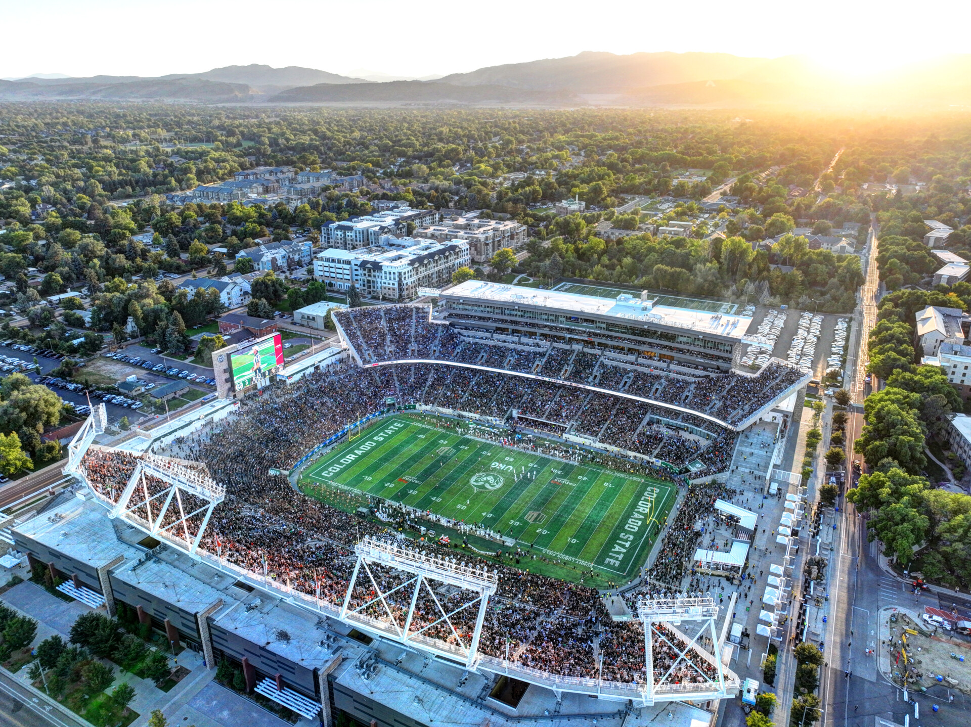 CSU In Photos September 2024 Colorado State University Showdown NE Low Sunset 01 