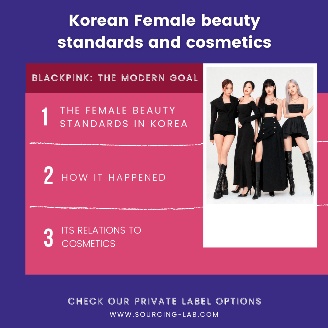 Korean female beauty standards and cosmetics