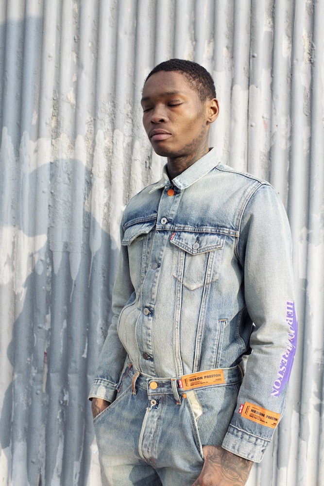 Levi's and Heron Preston Debut Flawed Denim Collaboration – Sourcing Journal