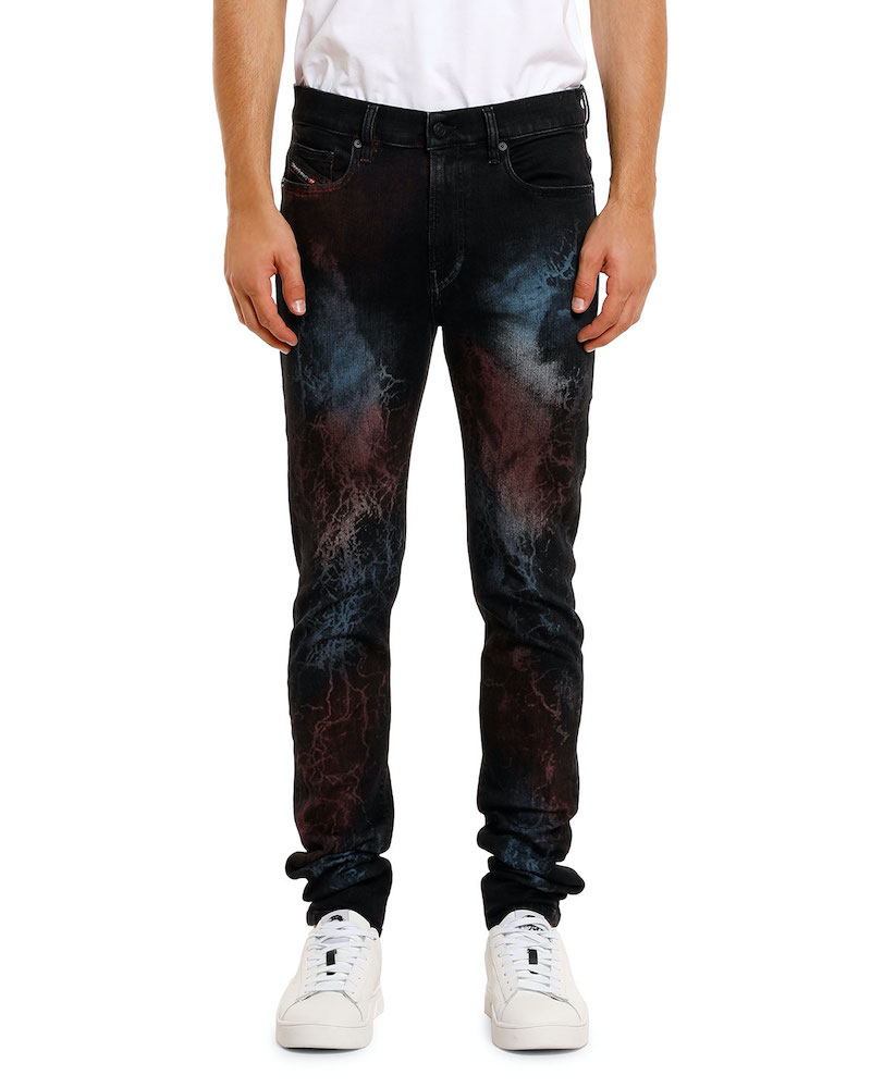 diesel paint splatter jeans