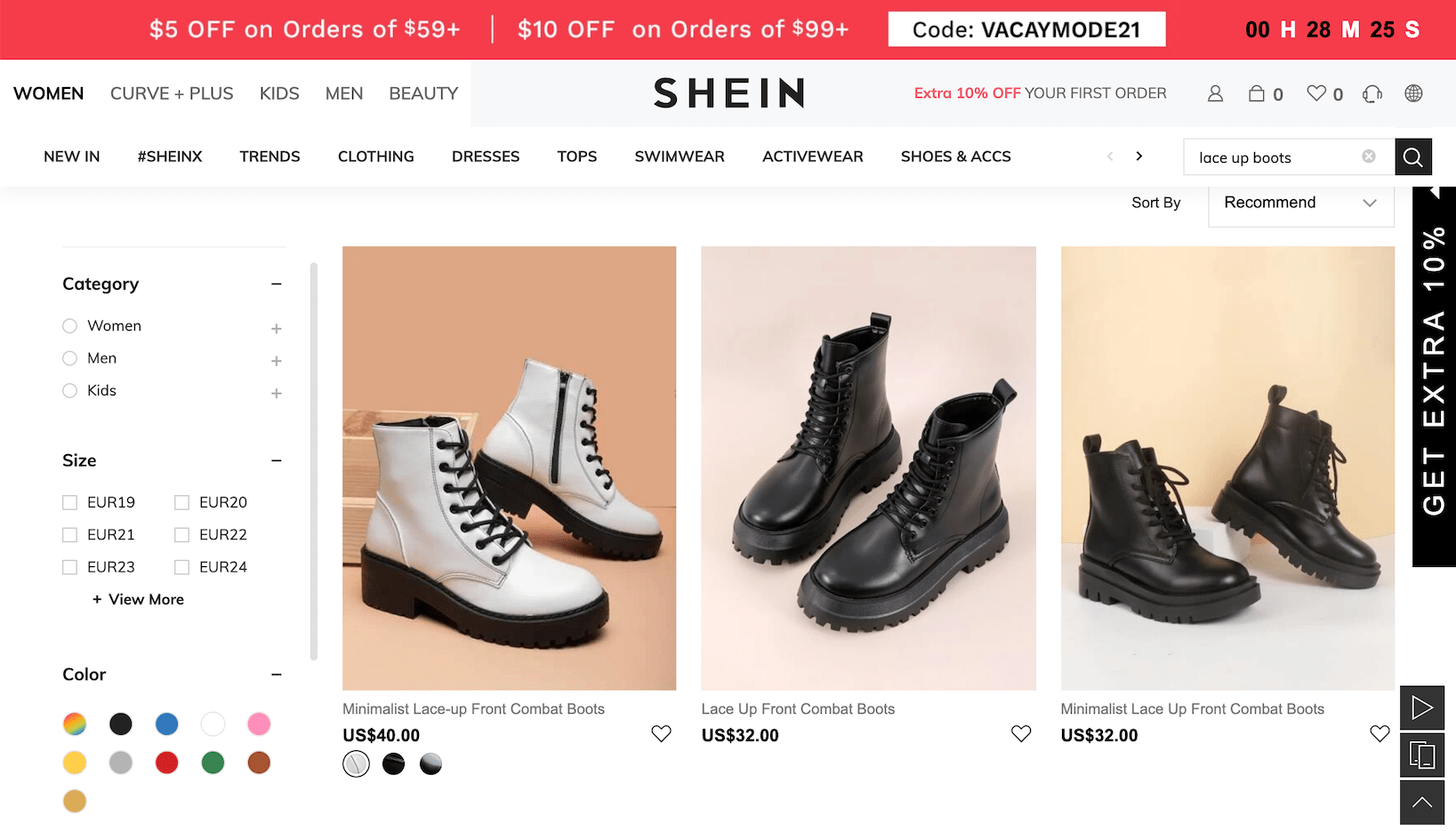 shein dr martens