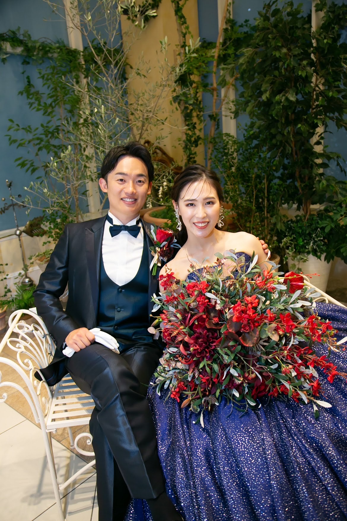 赤のビックブーケ