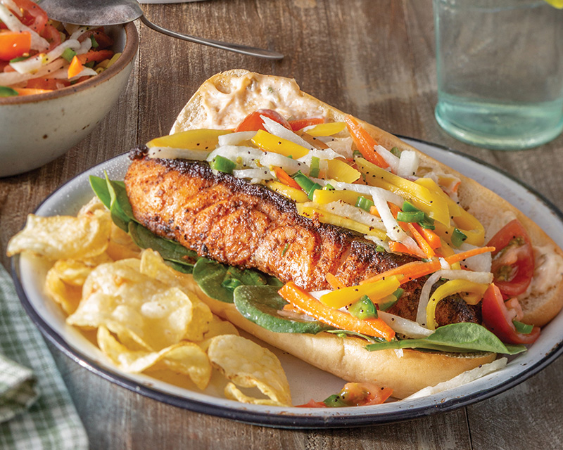 Blackened Grouper Sandwiches with Mango Slaw Southern Cast Iron