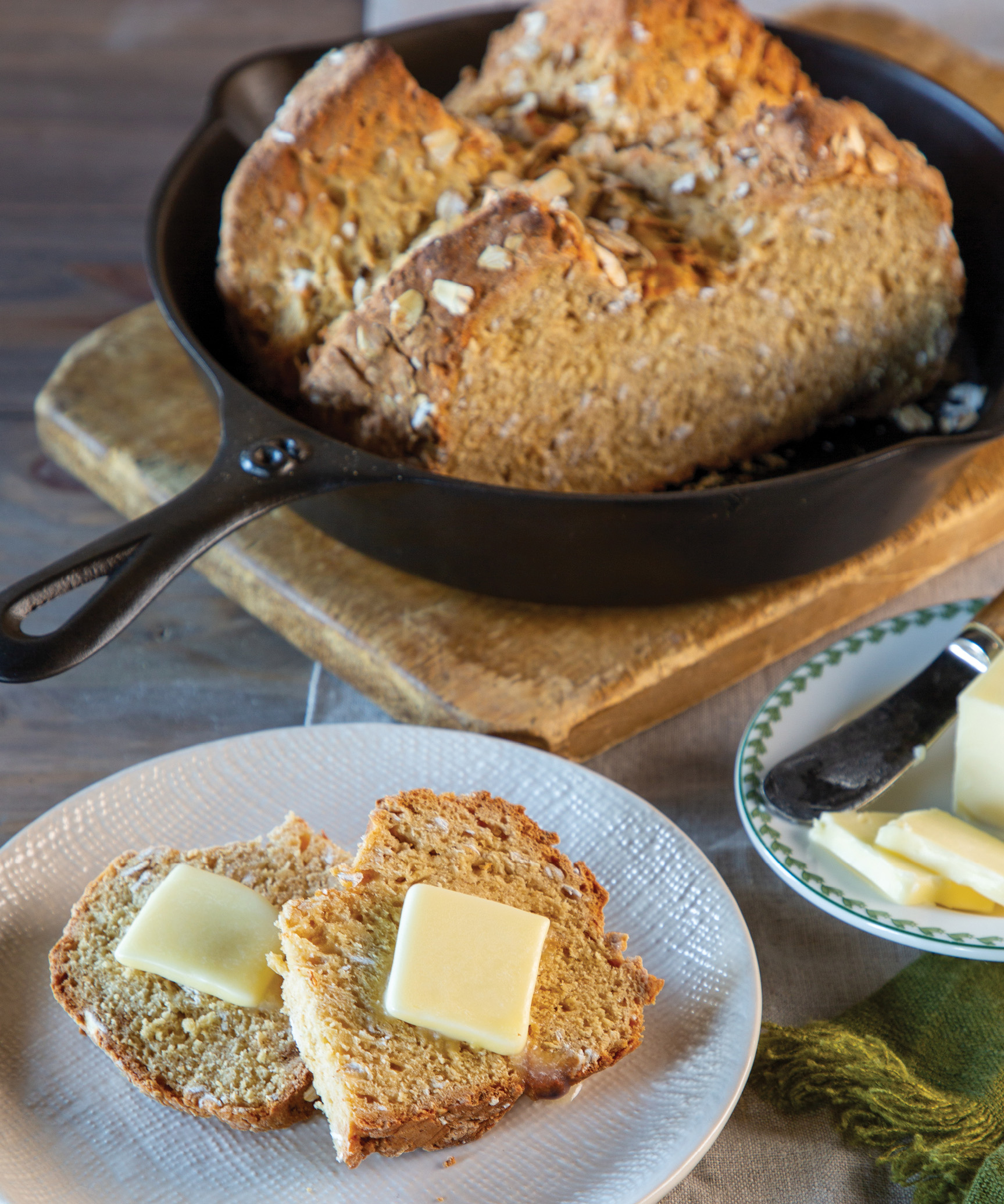 MolassesOat Soda Bread Southern Cast Iron