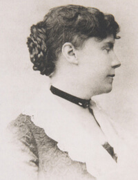 Constance Fenimore Woolson, ca. 1887. Photograph by unknown creator. Courtesy of Wikimedia Commons. Image in public domain. Constance Fenimore Woolson, ca. 1887. Photograph by unknown creator. Courtesy of Wikimedia Commons. Image in public domain.