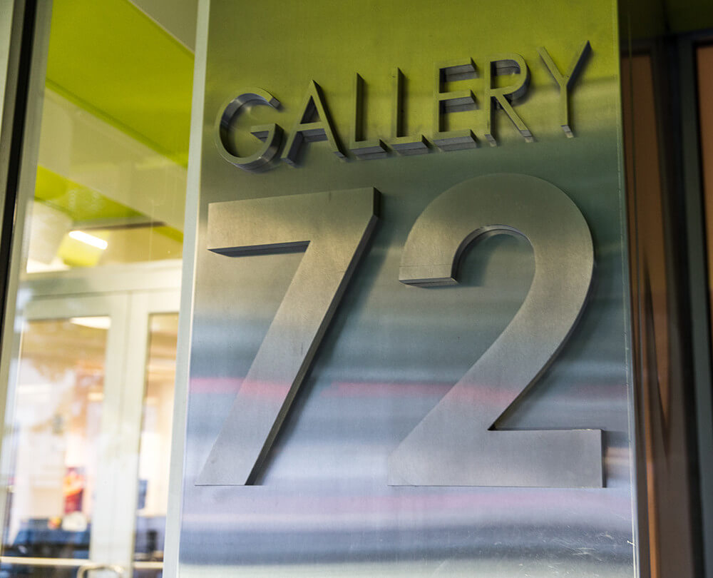 Main entrance Gallery 72, Atlanta, Georgia, September 19, 2014. Photograph by Flickr user Burnaway. Creative Commons license CC BY-NC-ND 2.0. Main entrance Gallery 72, Atlanta, Georgia, September 19, 2014. Photograph by Flickr user Burnaway. Creative Commons license CC BY-NC-ND 2.0.