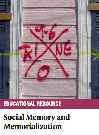 Southern Spaces Social Memory and Memorialization Educational Resource, December 12, 2017. Screenshot courtesy of Southern Spaces. Southern Spaces Social Memory and Memorialization Educational Resource, December 12, 2017. Screenshot courtesy of Southern Spaces.