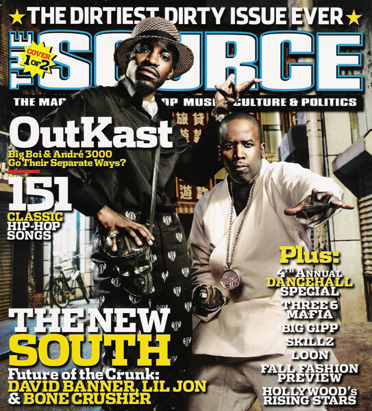 OutKast on the cover of The Source, Issue #169. September 2003. OutKast on the cover of The Source, Issue #169. September 2003.