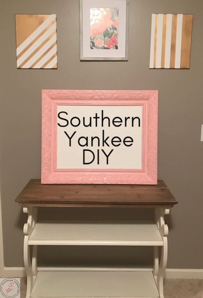 DIY Fancy Frame Whiteboard