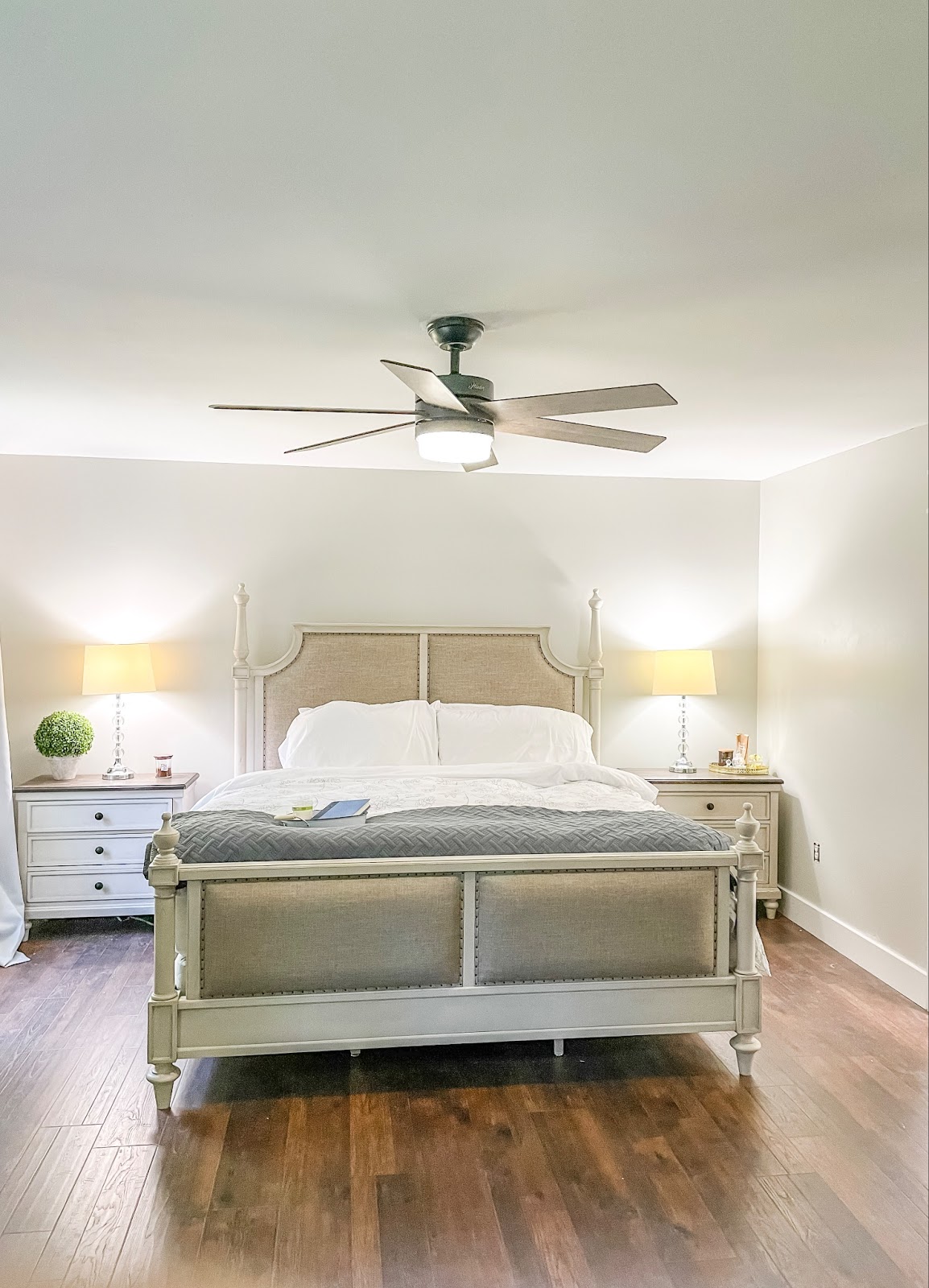 Budget Savvy Master Bedroom Renovation: Flooring, Walls, & Trim Edition