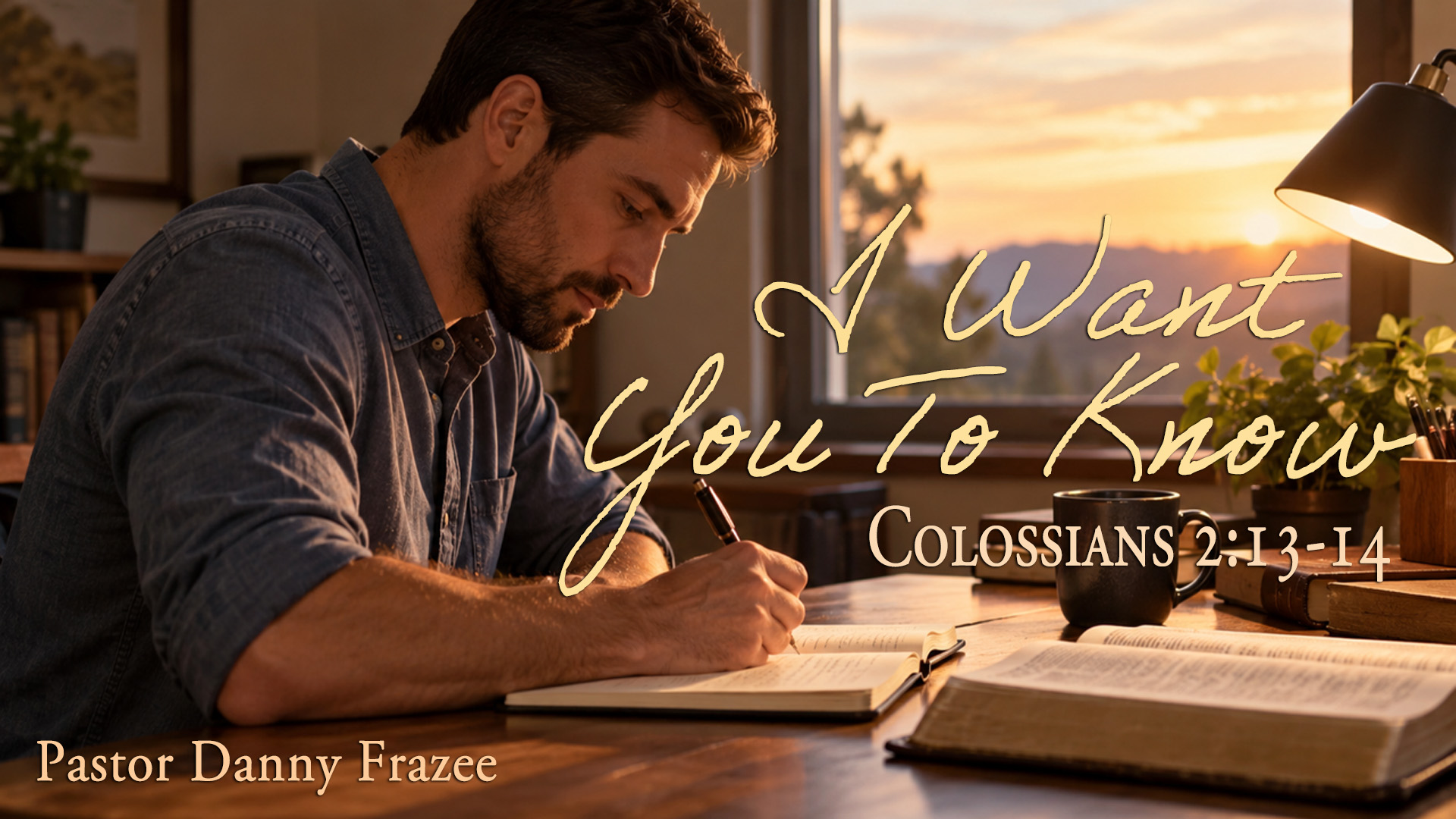 I Want You To Know – Colossians 2:13-14