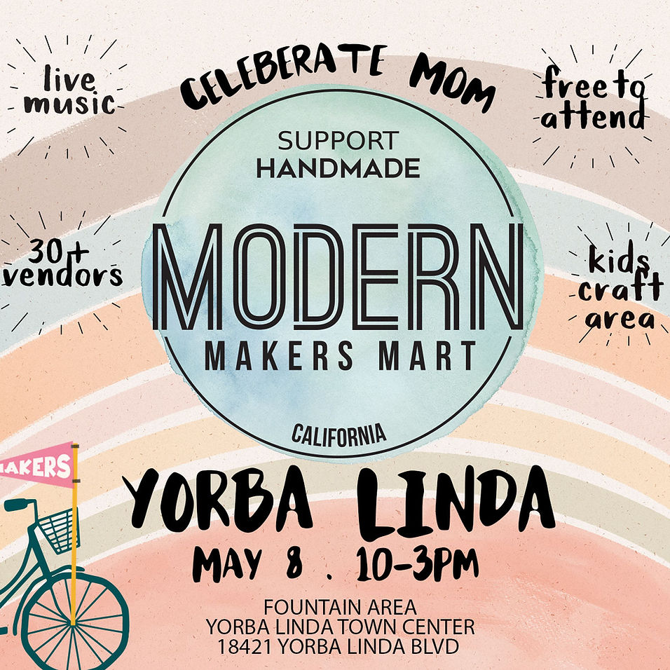 Yorba Linda Mother’s Day Craft Fair Sunday May 8 2022 South OC Beaches