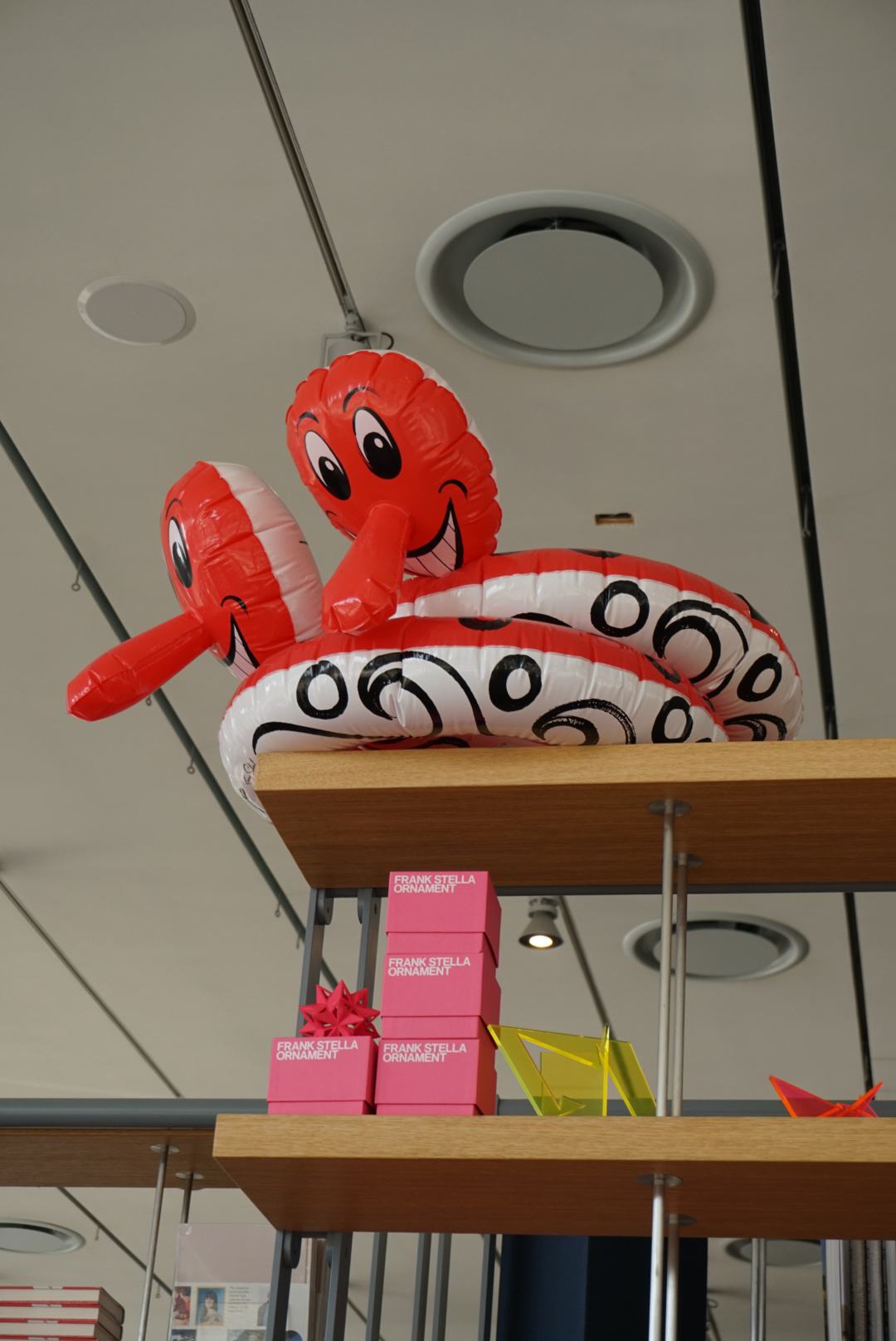 Floaties are big on Instagram-- forget the flamingos everyone else has and get a unique artistic design from Kenny Scharf (Whitney Museum of American Art Gift Shop)