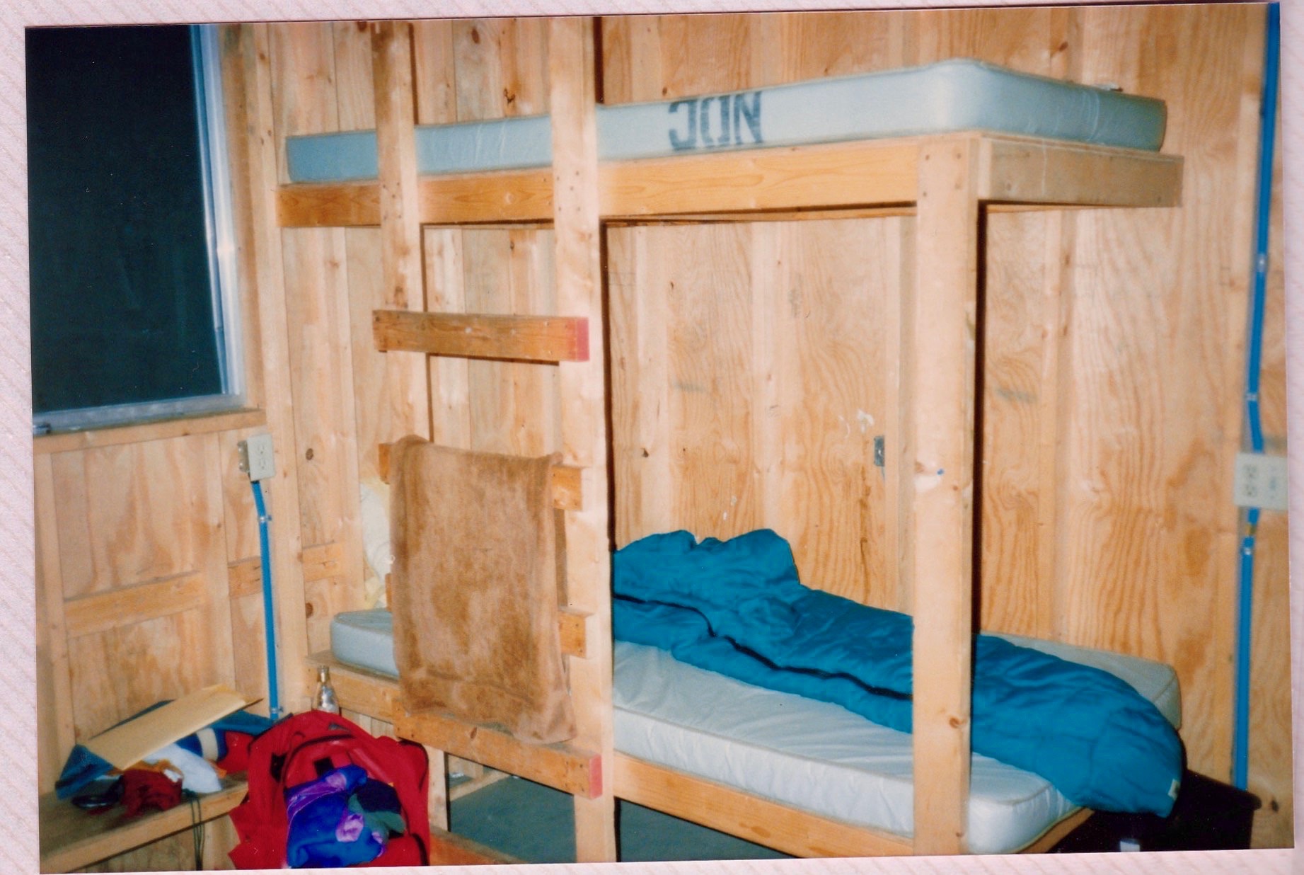 The bunks used to look like this
