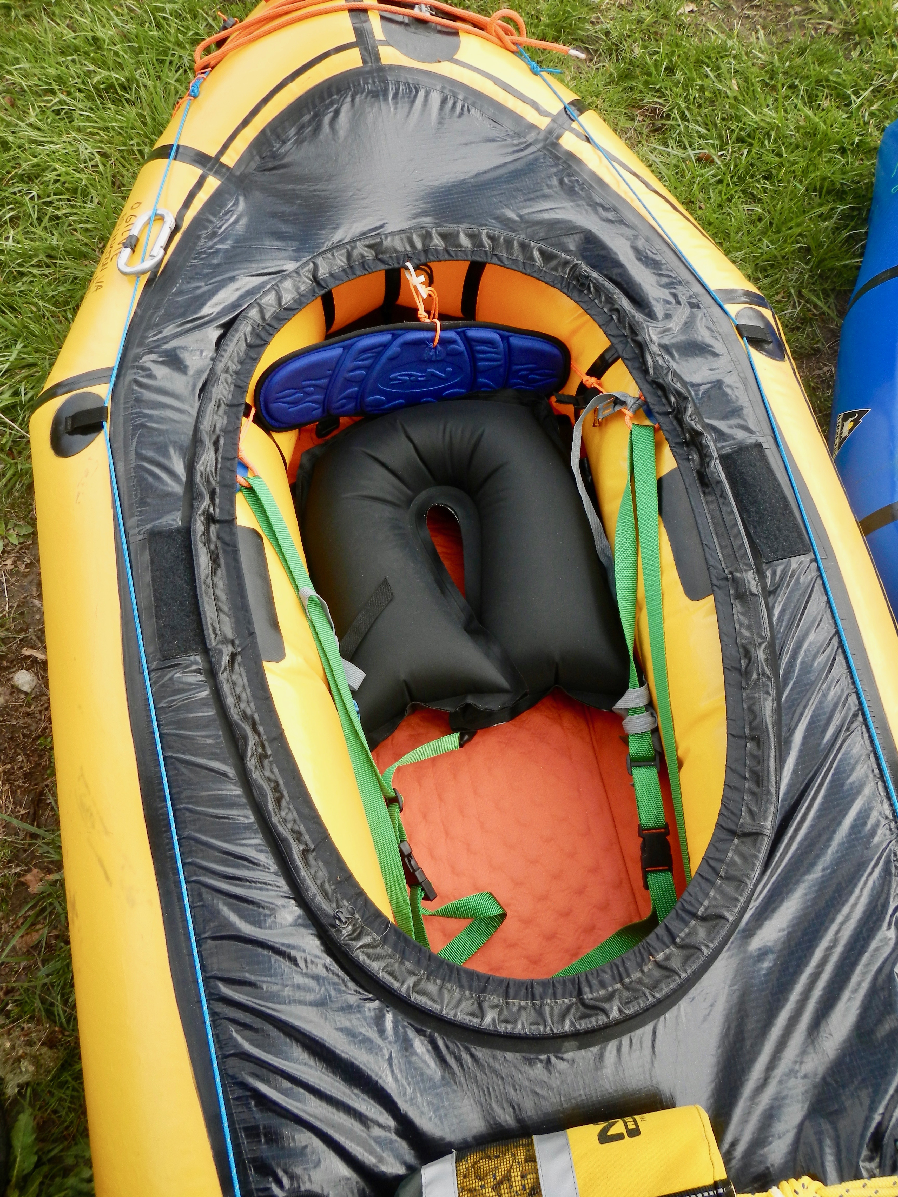 Alpacka packraft, ready to paddle