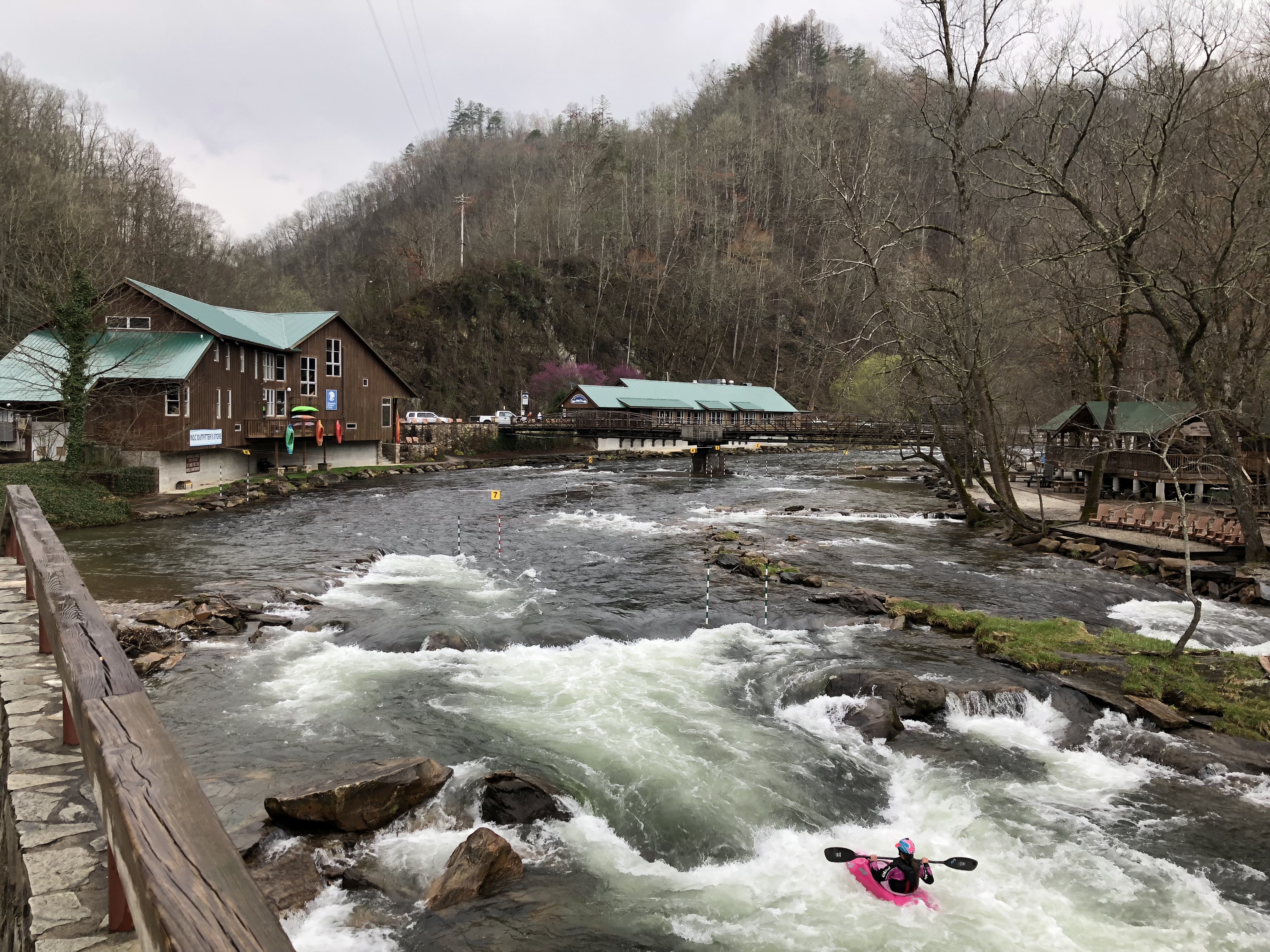 The view upstream