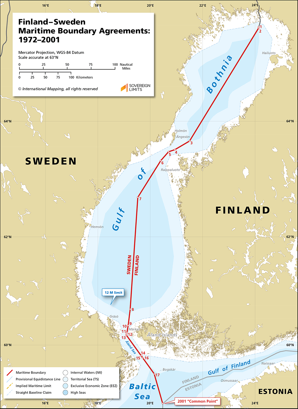 Qatarsaudi Arabia Maritime Boundary Sovereign Limits Finland Sweden 
