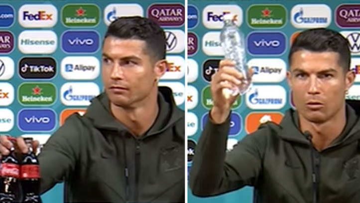 Las pérdidas millonarias de Coca-Cola tras el gesto despectivo de Cristiano Ronaldo