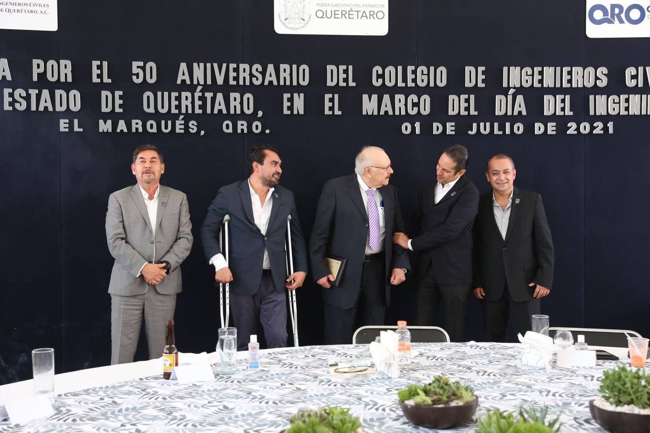 Reconoce FDS 50 años de trayectoria del Colegio de Ingenieros