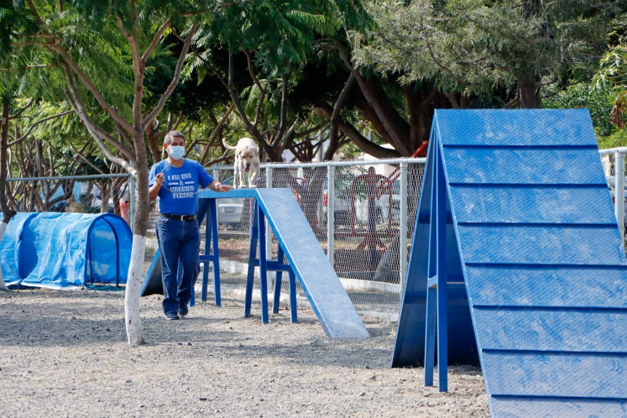 Roberto Sosa Pichardo entrega Parque para Perros en la colonia Lomas de Balvanera