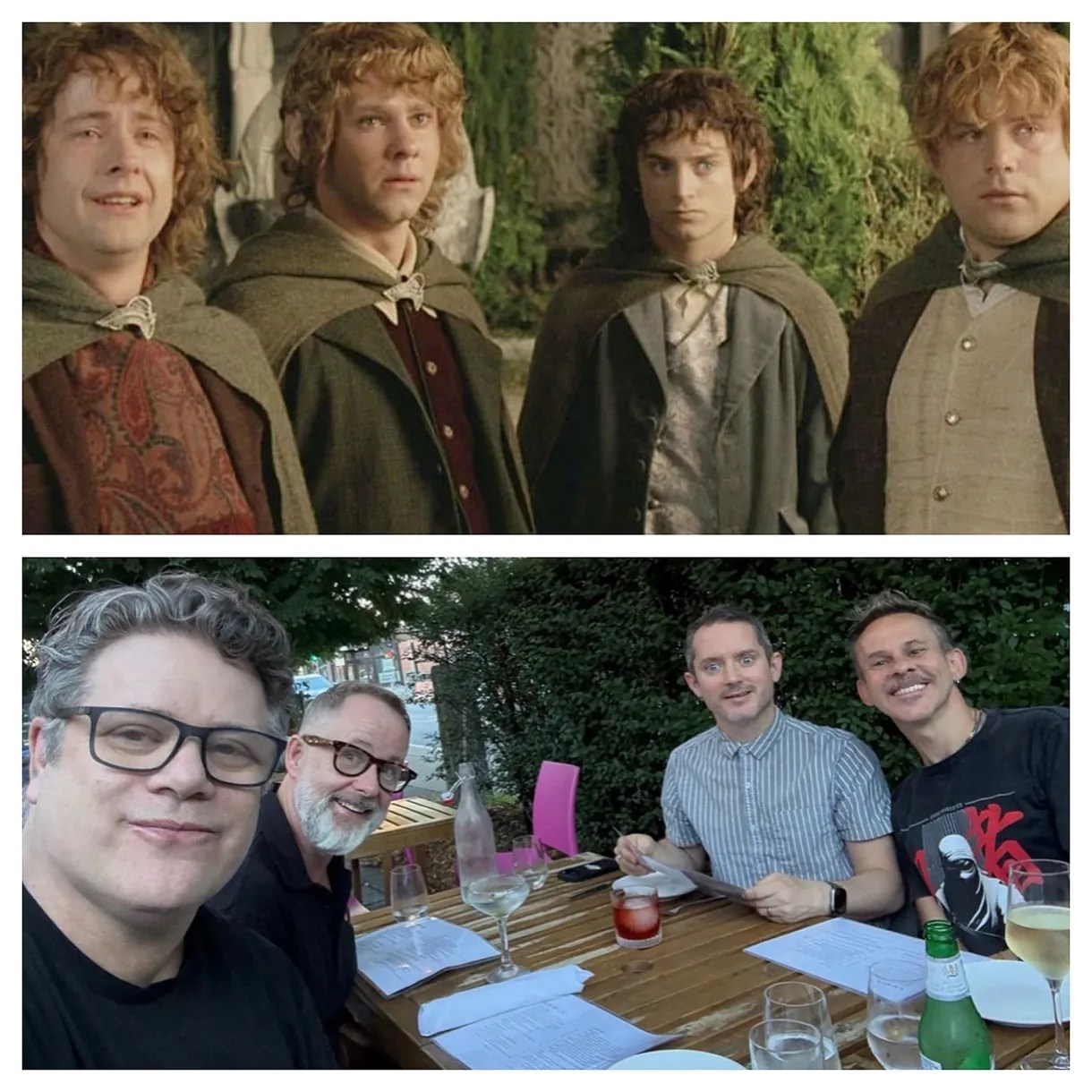Los cuatro hobbits se reencuentran 23 años después de ‘El Señor de los Anillos’ 💍🧝‍♂️