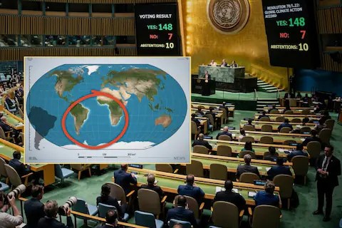 La ONU aprueba cambiar el mapa del mundo para mostrar el tamaño real de los continentes 🌍🗺️