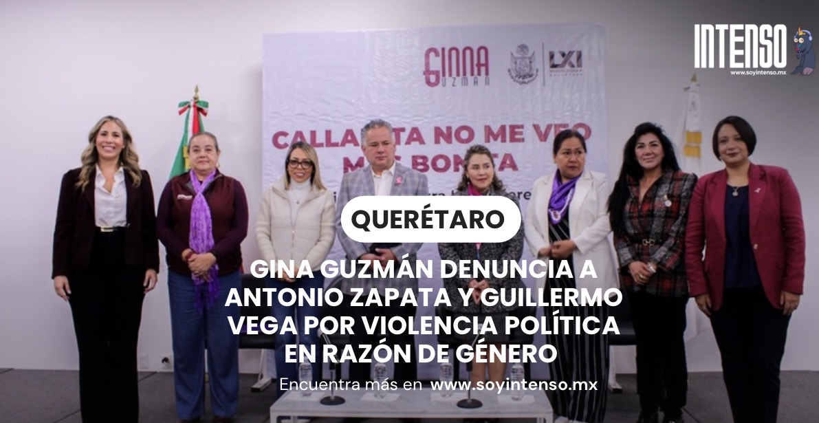 Gina Guzmán denuncia a Antonio Zapata y Guillermo Vega por violencia política en razón de género