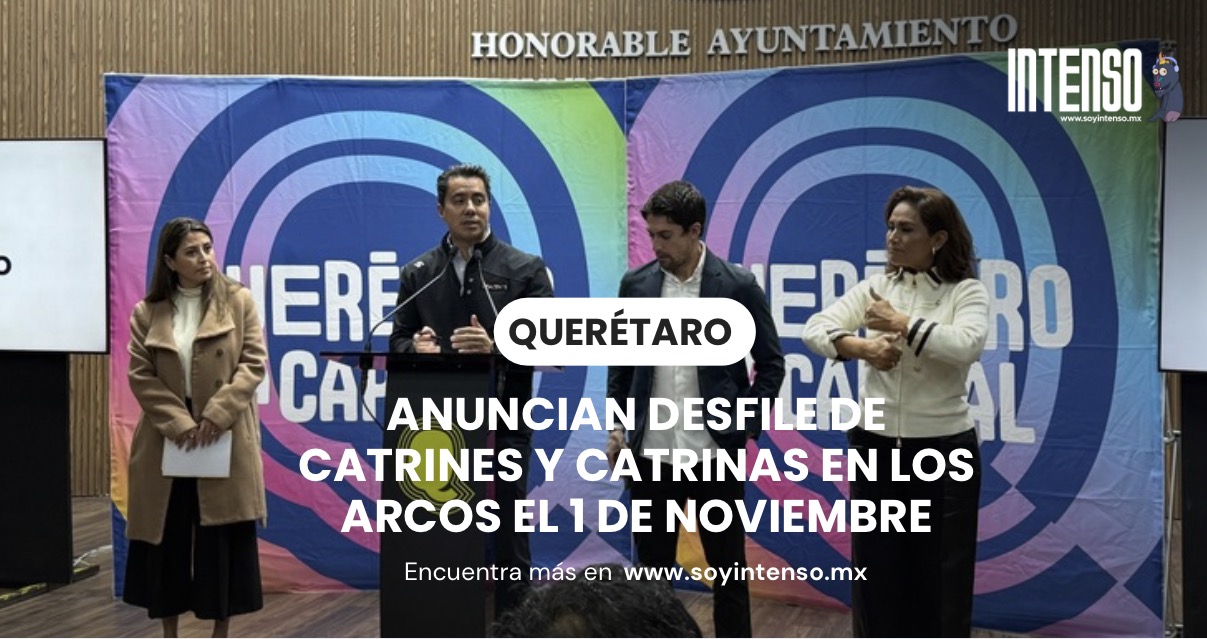 Anuncian desfile de catrines y catrinas en Los Arcos el 1 de noviembre