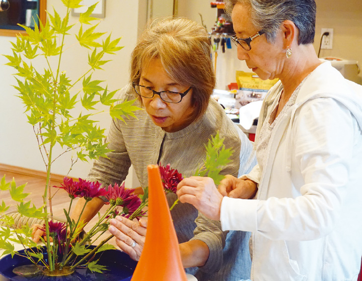 花と触れ合い、自然からパワーをもらう 金子恵 ショッカー草月流