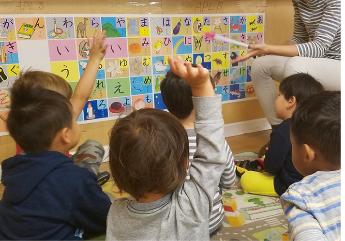 シアトル日本語補習学校の入園準備