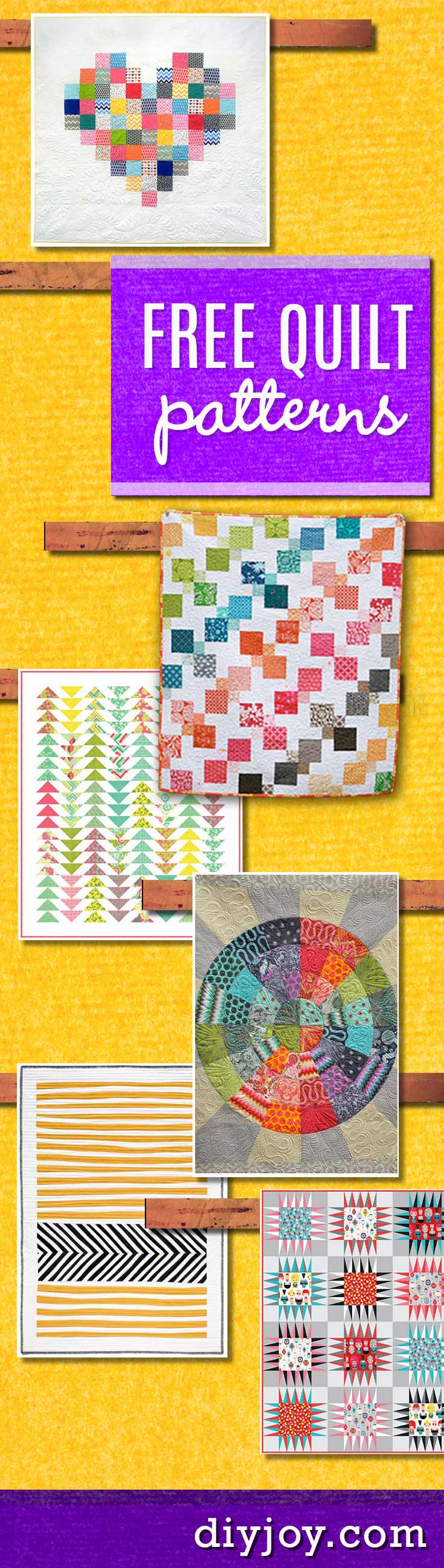 18 free quilt patterns easy quilt tutorials