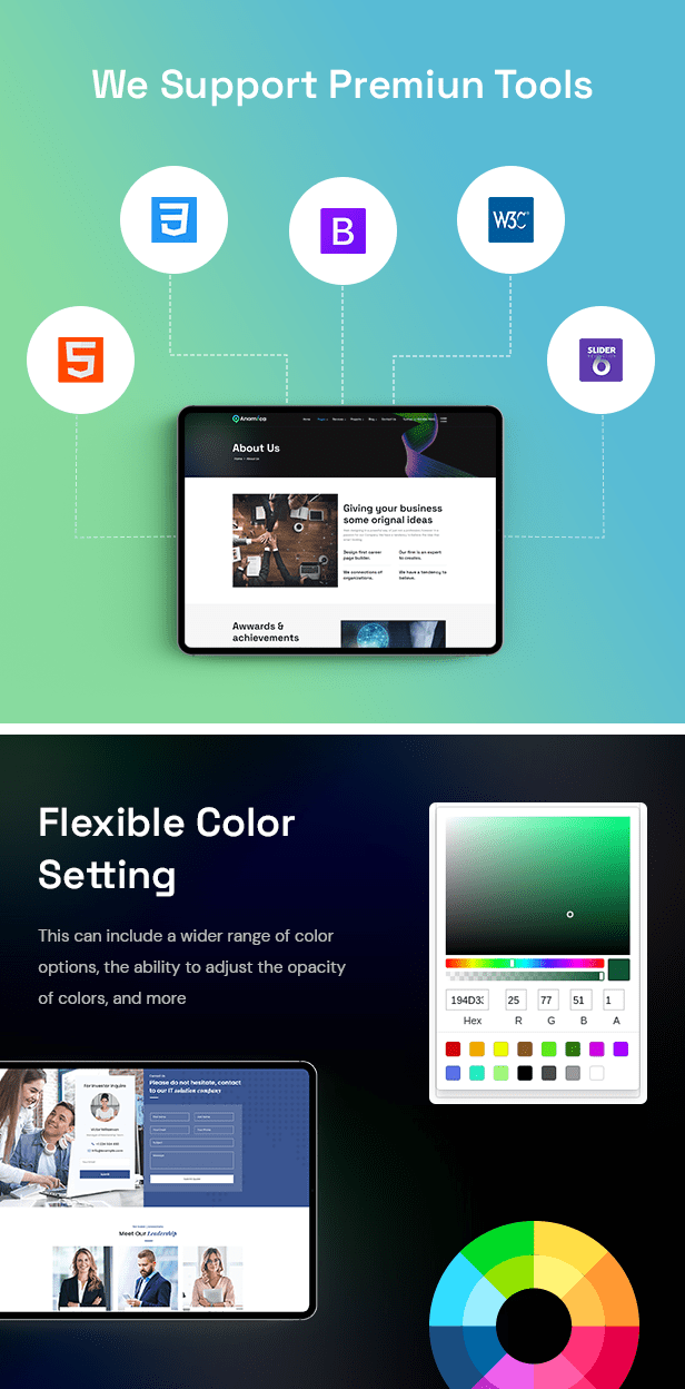 Altech Stunning It Solutions Multi Services Html5 Template - Elegant 4K Space Textures | Free Download