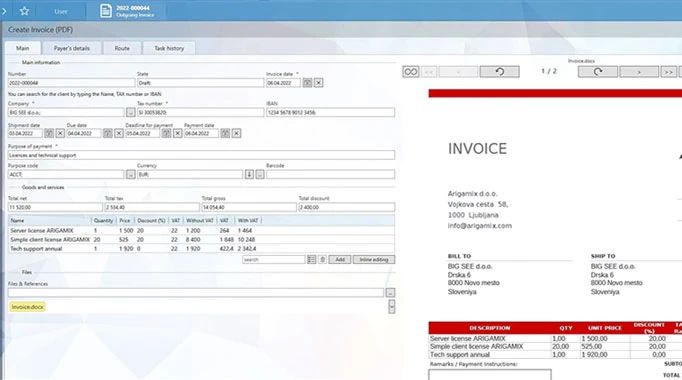Invoice Management Introducing The Digital Invoice Processing Xorlogics - Classic Space Design - High Resolution