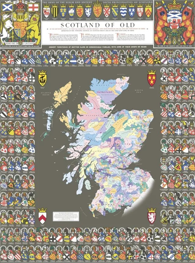 Preview Image Of Historical Clan Map Of Scotland 136322